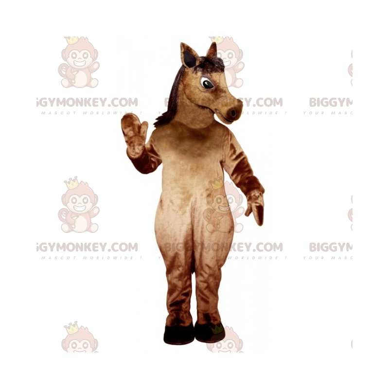 Costume de mascotte BIGGYMONKEY™ de jument marron -