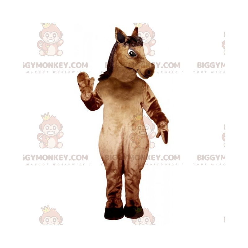 Costume mascotte cavalla marrone BIGGYMONKEY™ - Biggymonkey.com