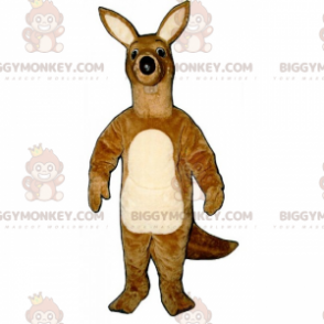 Costume della mascotte del canguro dalle orecchie grandi
