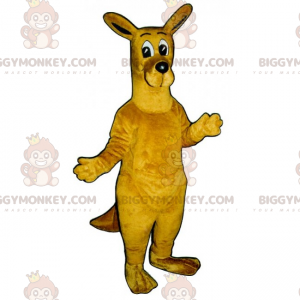 Costume de mascotte BIGGYMONKEY™ de kangourou aux grands yeux -
