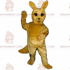 BIGGYMONKEY™ Costume mascotte canguro con ciglia lunghe -