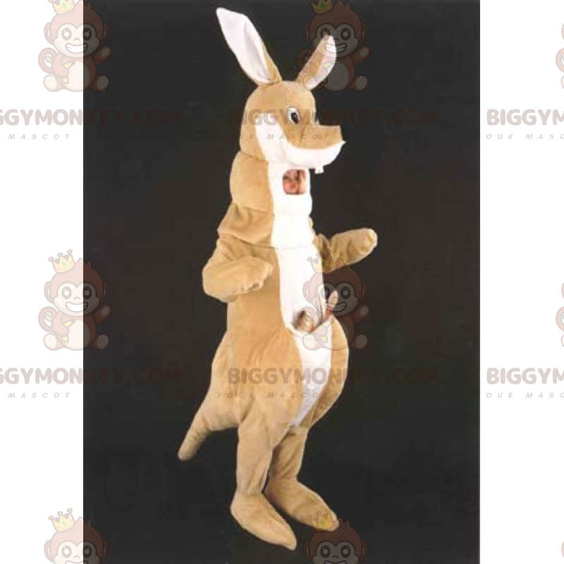 Costume de mascotte BIGGYMONKEY™ de kangourou avec poche -