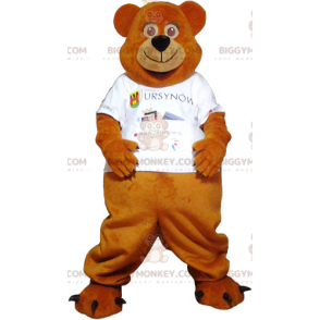 Costume da mascotte canguro giocatore di tennis BIGGYMONKEY™ -