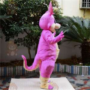 Costume da mascotte canguro rosa BIGGYMONKEY™ - Biggymonkey.com