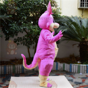 Fantasia de mascote de canguru rosa BIGGYMONKEY™ –