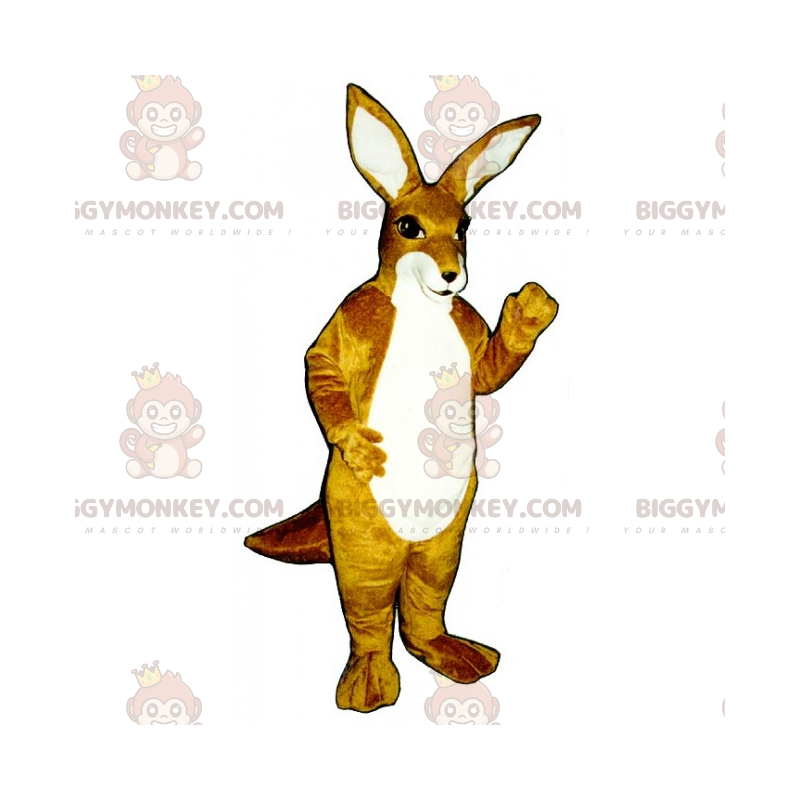 Costume da mascotte canguro sorridente BIGGYMONKEY™ -