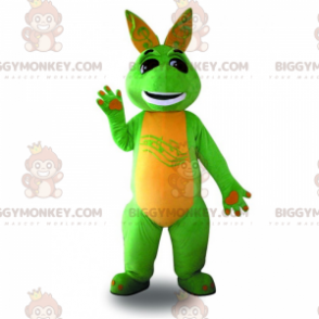 Groene lachende kangoeroe BIGGYMONKEY™ mascottekostuum -