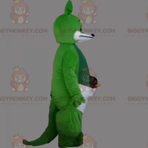 Kostium maskotki zielonego kangura BIGGYMONKEY™ -