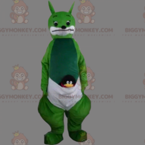 Costume de mascotte BIGGYMONKEY™ de kangourou vert -