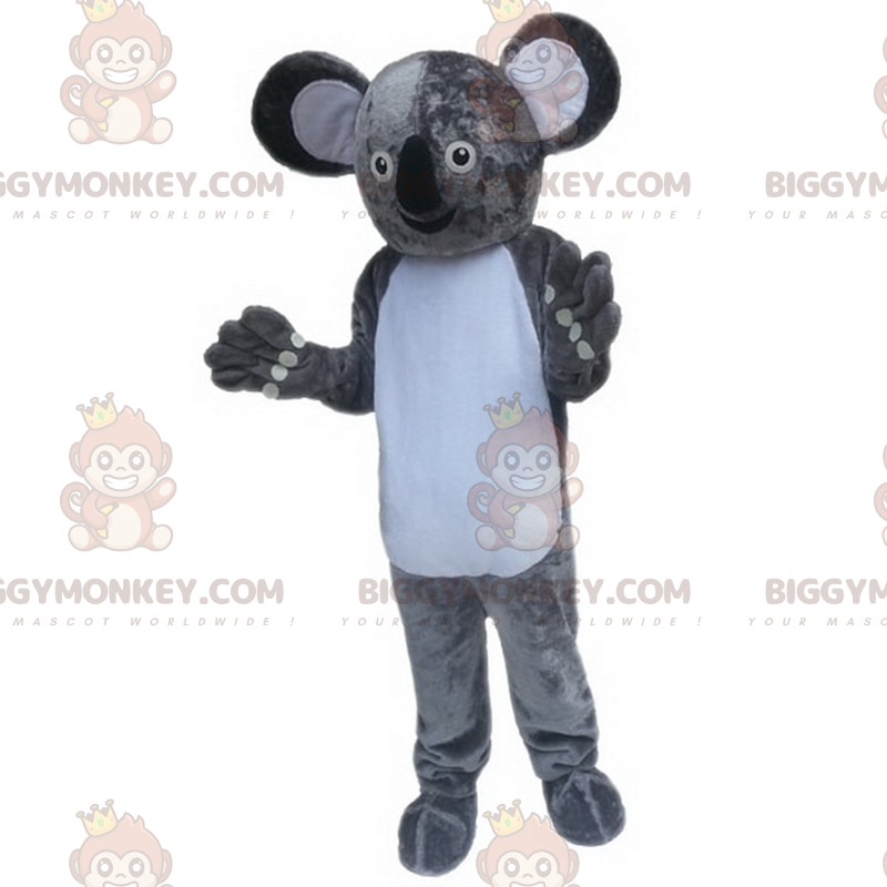 Traje de mascote Koala BIGGYMONKEY™ com orelhas grandes –