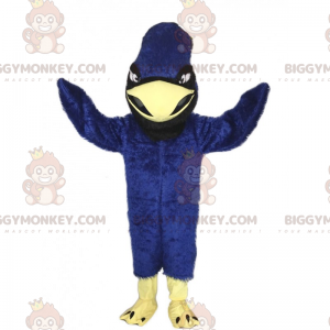 Jungle BIGGYMONKEY™ mascottekostuum - blauwe papegaai -