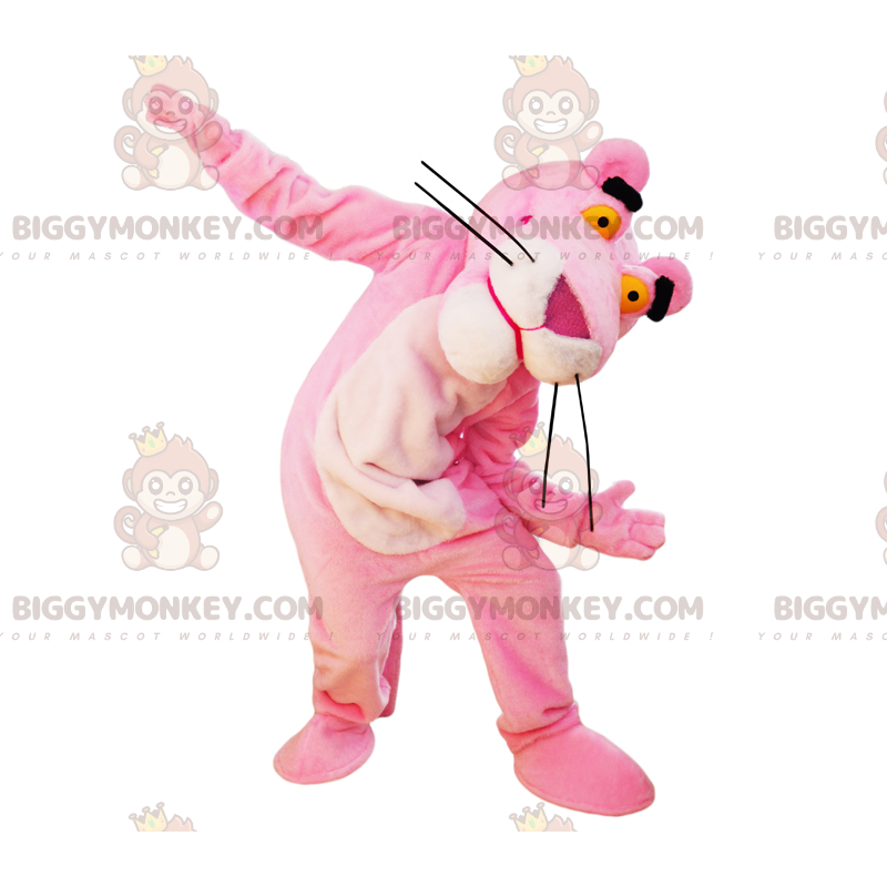 BIGGYMONKEY™ Costume da mascotte pantera rosa - Biggymonkey.com