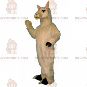 Disfraz de mascota BIGGYMONKEY™ de llama blanca -