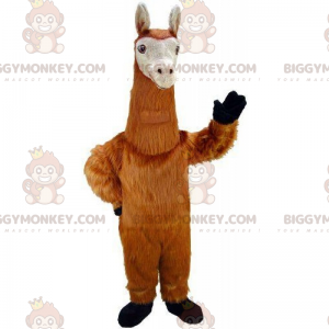 Bruine lama BIGGYMONKEY™ mascottekostuum - Biggymonkey.com