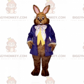 Disfraz de mascota de conejo con gafas redondas BIGGYMONKEY™ -
