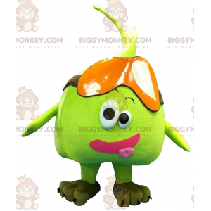 Costume mascotte BIGGYMONKEY™ Mela Pera Verde Gigante -