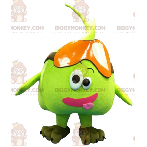Giant Green Pear Apple BIGGYMONKEY™ maskottiasu -