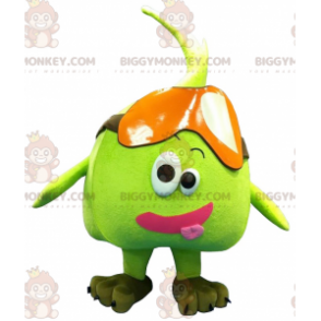 Disfraz de mascota BIGGYMONKEY™ manzana pera verde gigante -
