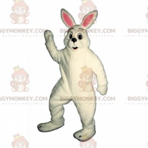 Costume da mascotte BIGGYMONKEY™ da coniglio bianco con grandi