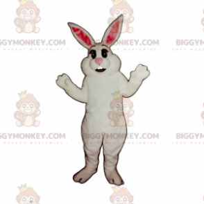 Klassiek wit konijn BIGGYMONKEY™ mascottekostuum -