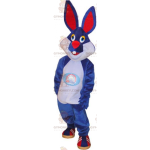 Στολή μασκότ Blue Rabbit BIGGYMONKEY™ - Biggymonkey.com