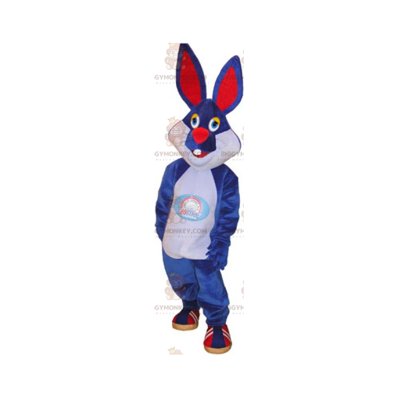 Blaues Kaninchen BIGGYMONKEY™ Maskottchenkostüm -