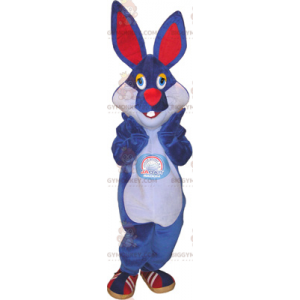 Στολή μασκότ Blue Rabbit BIGGYMONKEY™ - Biggymonkey.com