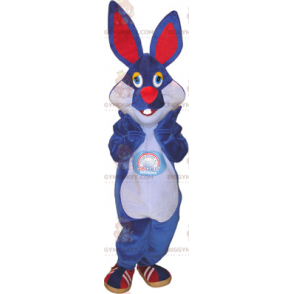 Kostým maskota modrého králíka BIGGYMONKEY™ – Biggymonkey.com