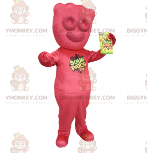 Giant Red Candy BIGGYMONKEY™ maskottiasu - BIGGYMONKEY™ Sour