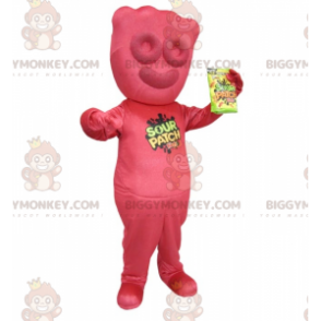 Giant Red Candy BIGGYMONKEY™ maskottiasu - BIGGYMONKEY™ Sour
