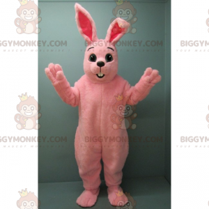 Costume de mascotte BIGGYMONKEY™ de lapin rose - Biggymonkey.com