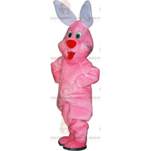 Fantasia de mascote de pelúcia rosa coelhinho BIGGYMONKEY™ –