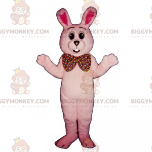 BIGGYMONKEY™ Rosa kanin & jättedräkt för flugamaskot -