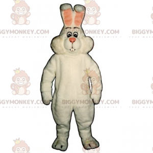 BIGGYMONKEY™ Pink Bunny og Pink Ears maskotkostume -