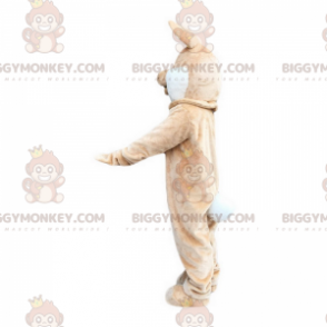 Lächelnder Hase BIGGYMONKEY™ Maskottchen-Kostüm -