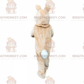 Lächelnder Hase BIGGYMONKEY™ Maskottchen-Kostüm -