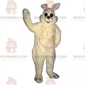 All White Rabbit BIGGYMONKEY™ maskotdräkt - BiggyMonkey maskot