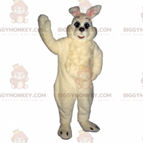 All White Rabbit BIGGYMONKEY™ maskottiasu - Biggymonkey.com