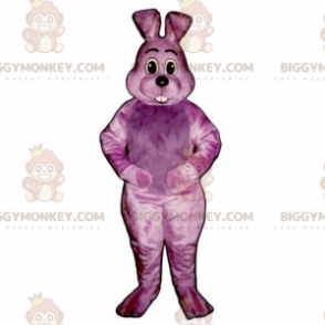 Disfraz de mascota de conejo morado BIGGYMONKEY™ -
