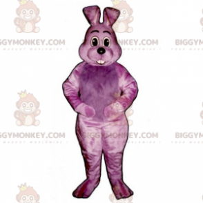 Στολή μασκότ Purple Rabbit BIGGYMONKEY™ - Biggymonkey.com