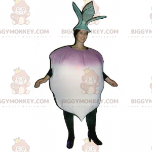 Costume da mascotte BIGGYMONKEY™ vegetale - Rapa -