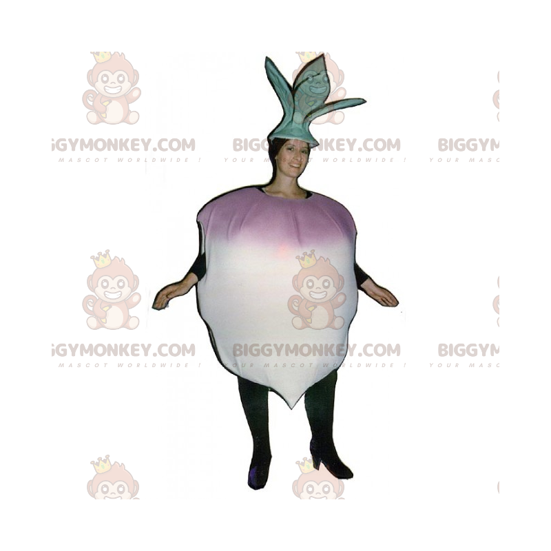 Costume da mascotte BIGGYMONKEY™ vegetale - Rapa -