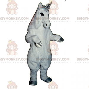 Costume mascotte BIGGYMONKEY™ unicorno zampa d'argento -