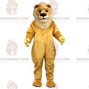 Disfraz de mascota BIGGYMONKEY™ de león de melena blanca -