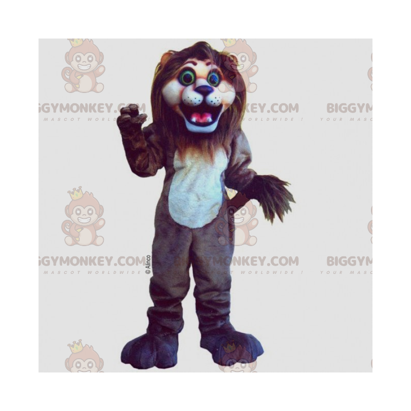 Lion x Big Paws BIGGYMONKEY™ Maskottchenkostüm - Biggymonkey.com