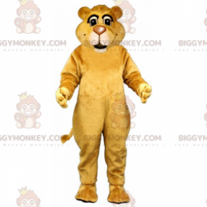BIGGYMONKEY™ Mascottekostuum met kleine oren leeuw -