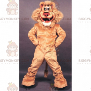 Costume da mascotte Leone cartone animato BIGGYMONKEY™ -