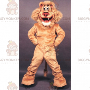 Disfraz de mascota León de dibujos animados BIGGYMONKEY™ -