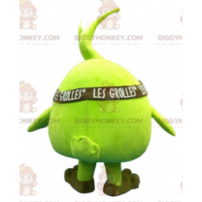Disfraz de mascota BIGGYMONKEY™ manzana pera verde gigante -