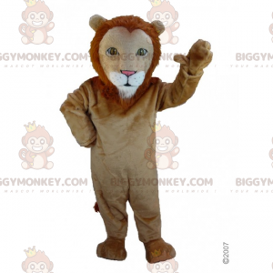 Leeuw BIGGYMONKEY™ mascottekostuum met kleine manen -